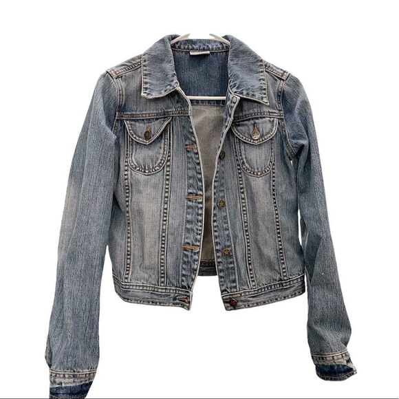 Converse ⭐️ Jean Jacket || SZ XS - Picture 1 of 15